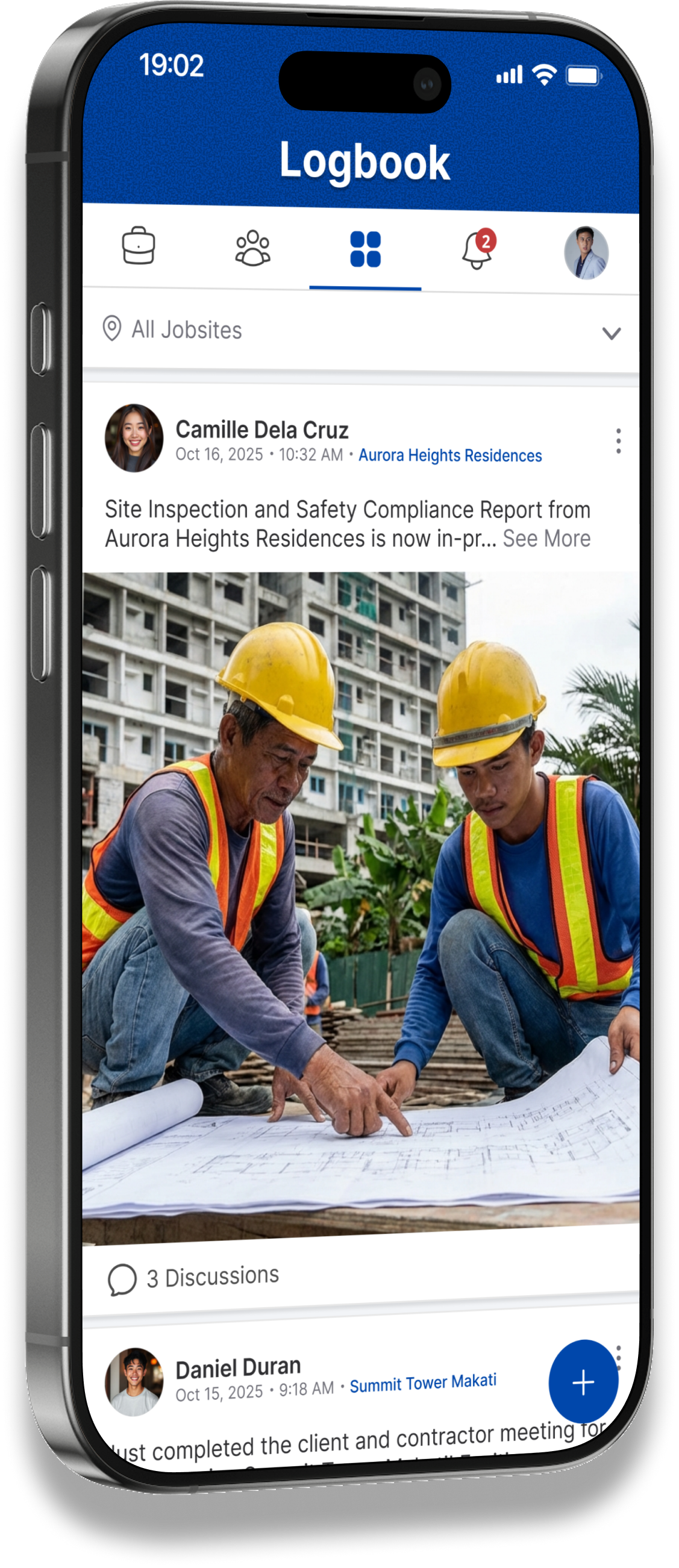App preview on iPhone